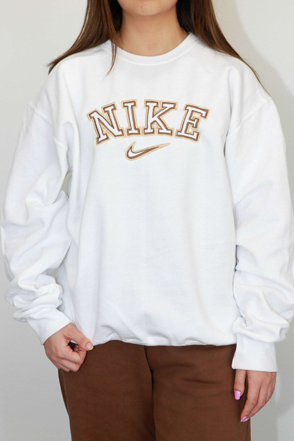 Nike Logo Embroidered Embroidery Design Sweatshirt - TerraBell Designs