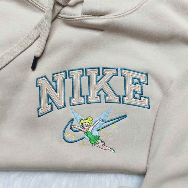 Tinkerbell Disney Nike Halloween Dog Embroidered Sweatshirt - TerraBell Designs