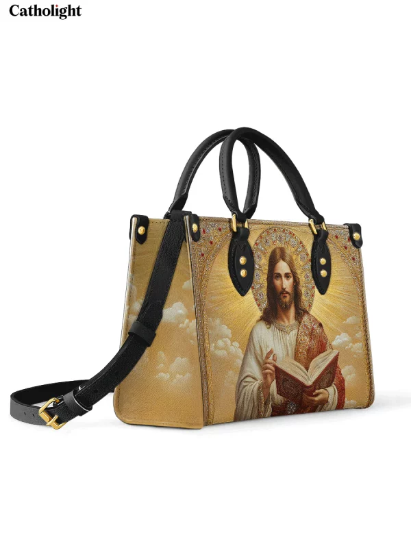 Jesus the Savior Eternal Light Leather Bag - Image 3