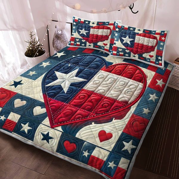 Best Texas Design Bedding Set Quilt TXBQ66