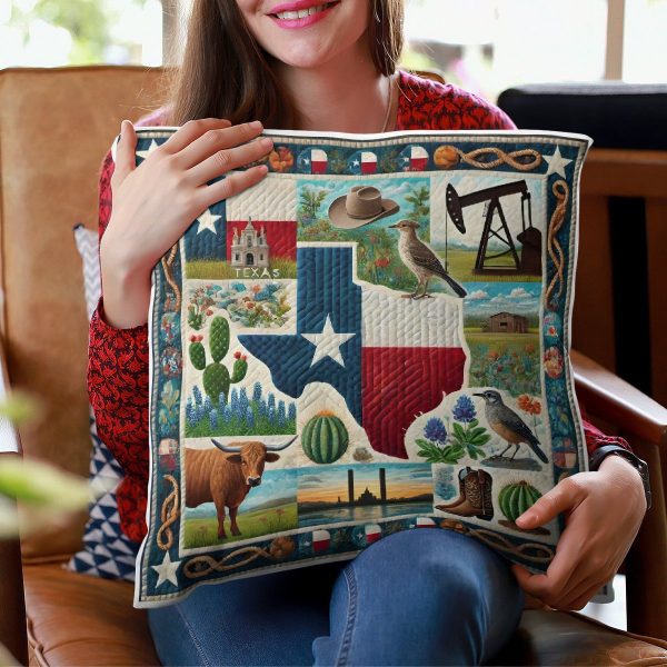 Best Texas Design Throw Pillow Decorative pillow cover PL66 - Image 4