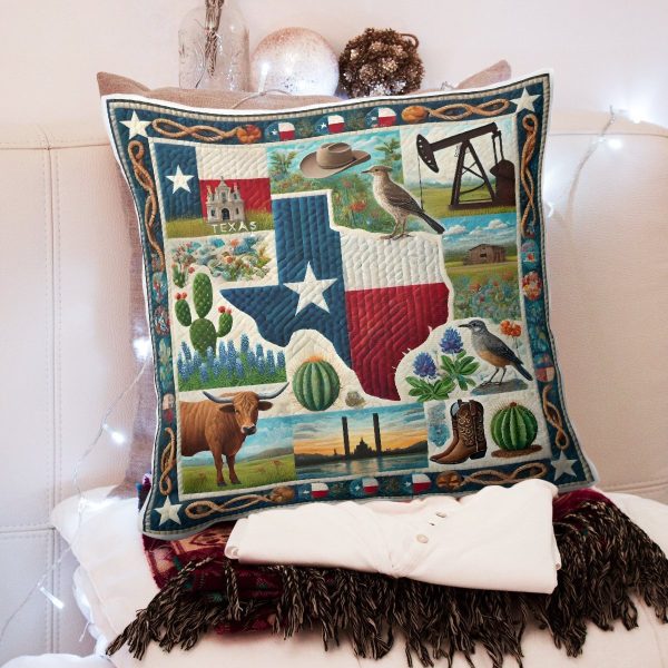 Best Texas Design Throw Pillow Decorative pillow cover PL66 - Image 3