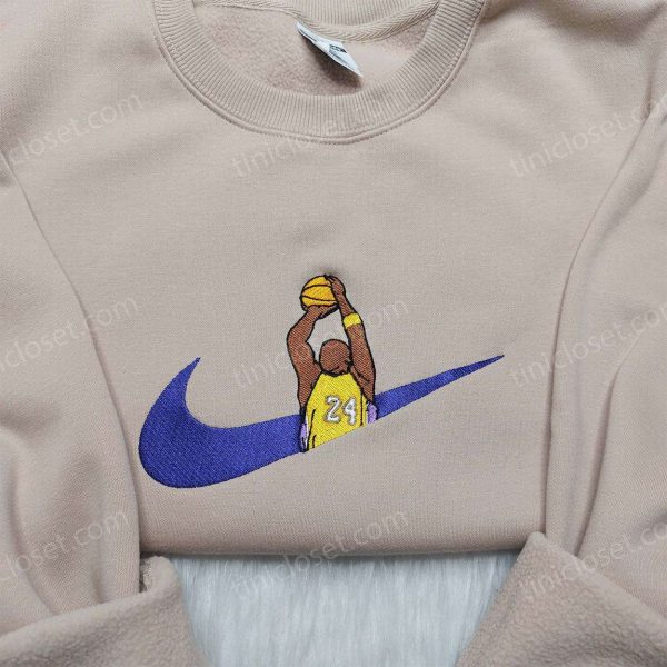 LeBron James Nike Embroidered Shirt, Los Angeles Lakers Embroidered Hoodie, NBA Shirt for Fans - Small Gifts Great Love - Image 2