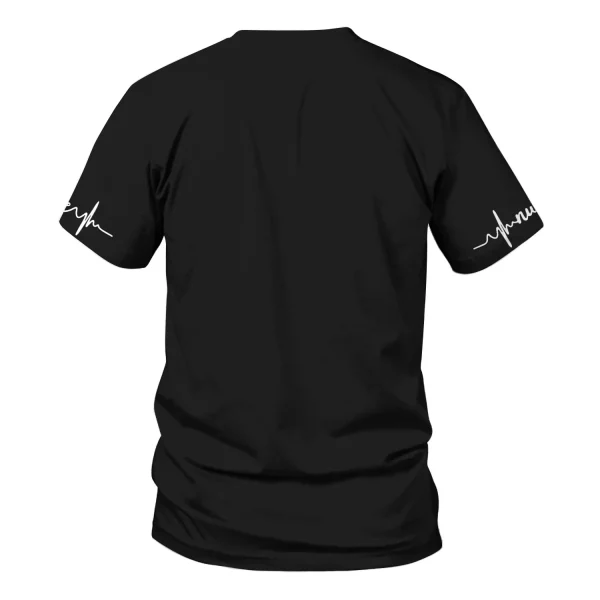 Personalized Nurse Shirt - Stethoscope & Medical Design with Heart - Custom Gift for RN CNA LPN Healthcare Workers - Image 3