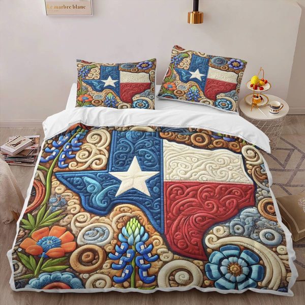 Best Texas Design Bedding Set Quilt TXBQ47 - Image 2