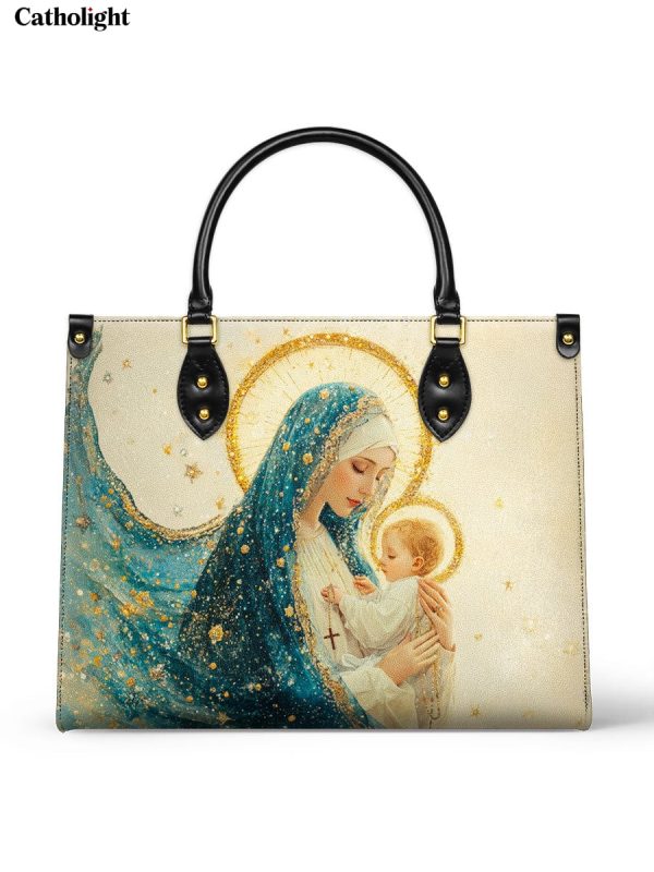 Divine Mother’s Embrace Leather Bag