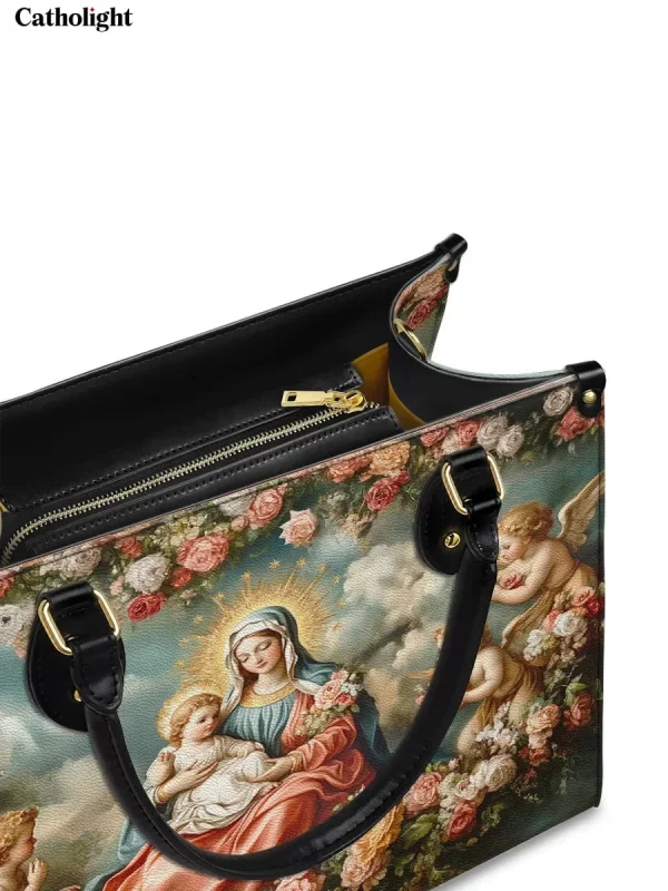 Halo Of Roses Leather Bag - Image 2