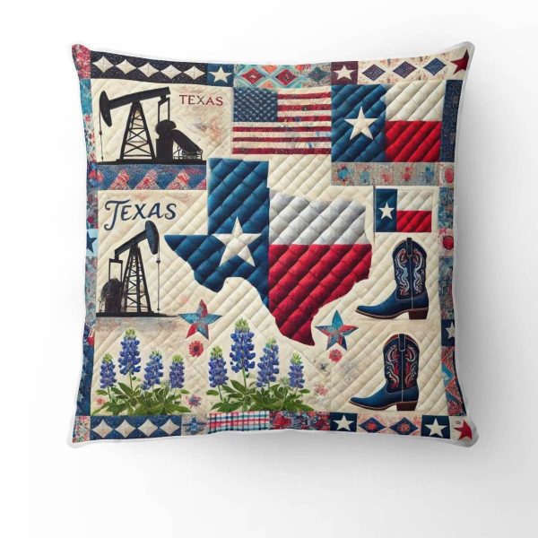 Best Texas Design Throw Pillow Decorative pillow cover PL36