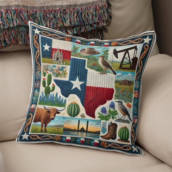 Best Texas Design Throw Pillow Decorative pillow cover PL66 - Image 2