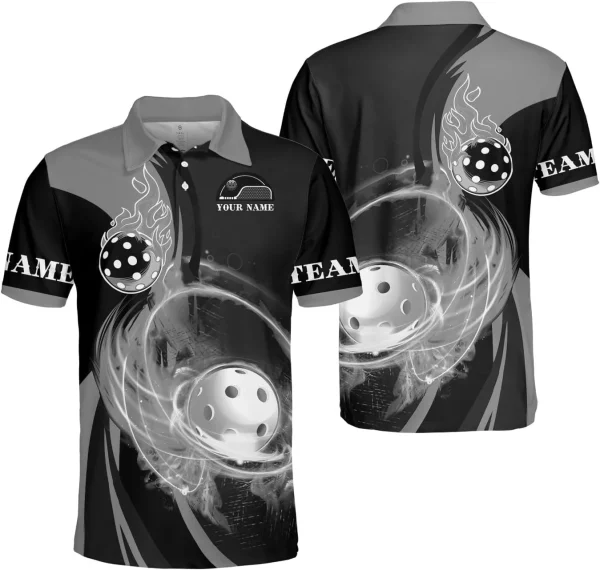 Personalized Pickleball Polo Shirts, Pickleball Shirt 3D, Pickleball Shirts, Funny Pickleball Shirts for Team New - Image 8