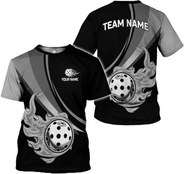 Personalized Name Team's Name Pickleball Shirt 3D, Pickleball Shirts, Funny Pickleball Shirts for Team, Men Women - Image 2