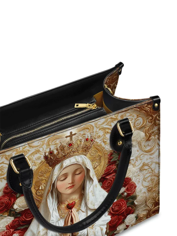Lady of Fatima Elegance Leather Bag - Image 2
