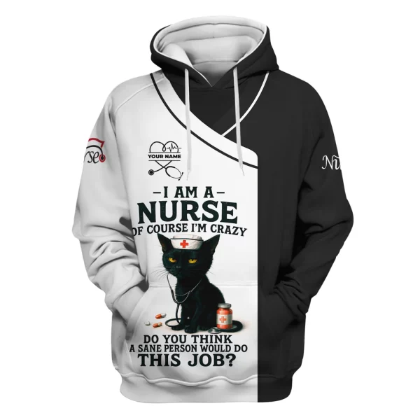 Personalized Funny Nurse T-Shirt - Gift Ideas for Nurses - Women’s CNA Shirts With Custom Name - Image 10