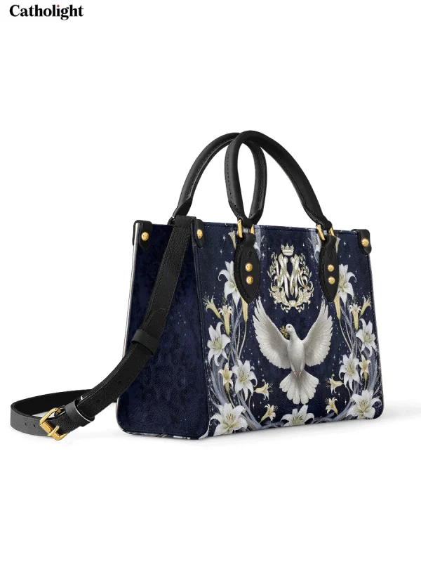 The Holy Spirit and Lily Devotional Leather Bag - Image 2