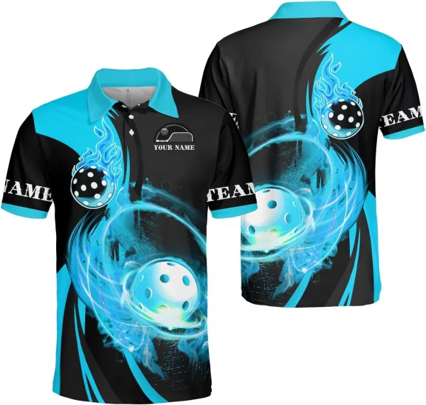 Personalized Pickleball Polo Shirts, Pickleball Shirt 3D, Pickleball Shirts, Funny Pickleball Shirts for Team New - Image 9