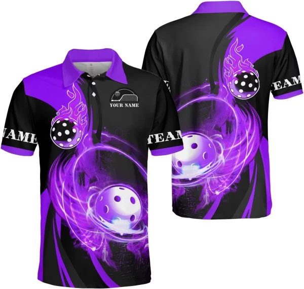 Personalized Pickleball Polo Shirts, Pickleball Shirt 3D, Pickleball Shirts, Funny Pickleball Shirts for Team New - Image 3