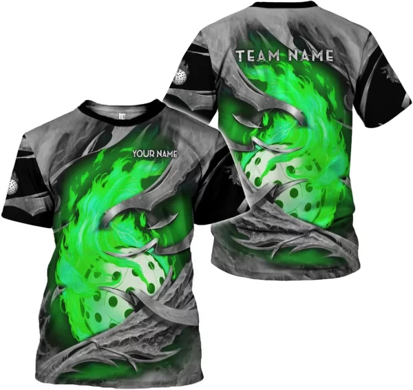 Personalized Name Team's Name Pickleball Shirt 3D, Pickleball Shirts, Funny Pickleball Shirts for Team, Men Women - Image 8