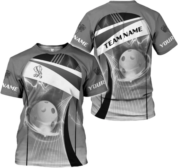 Personalized Name Team's Name Pickleball Shirt 3D, Pickleball Shirts, Funny Pickleball Shirts for Team, Men Women - Image 8