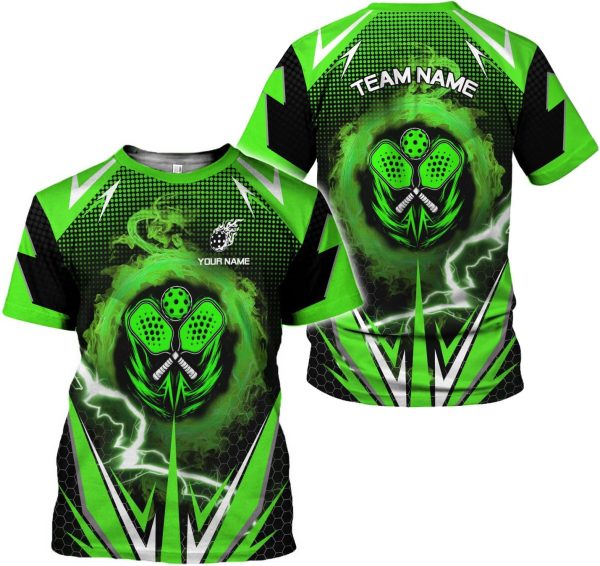 Personalized Name Team's Name Pickleball Shirt 3D, Pickleball Shirts, Funny Pickleball Shirts for Team, Men Women - Image 8