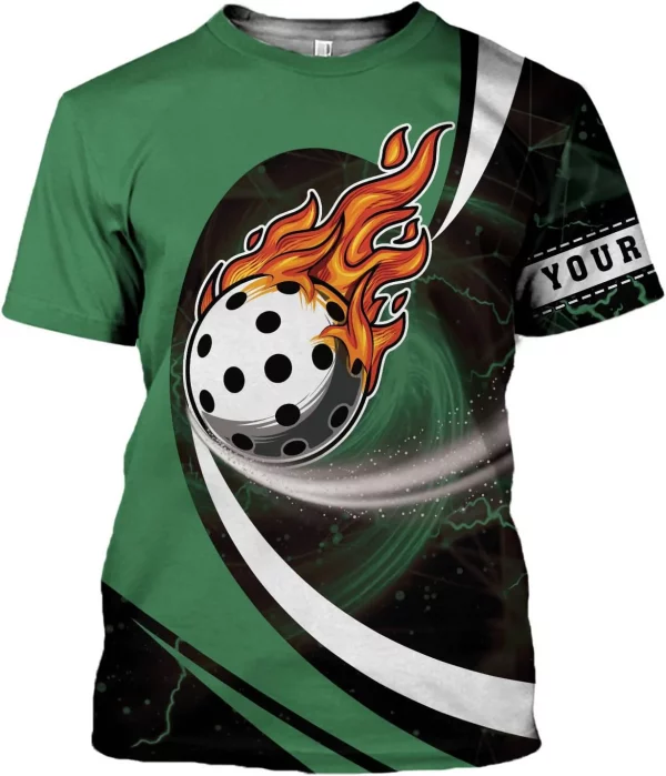 Personalized Pickleball Shirt Funny 3D Polo Pickleball Player Gift for Men and Women Custom Pickleball Shirts Sports Tee - Image 8