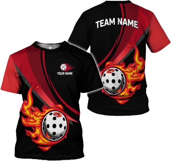 Personalized Name Team's Name Pickleball Shirt 3D, Pickleball Shirts, Funny Pickleball Shirts for Team, Men Women - Image 9