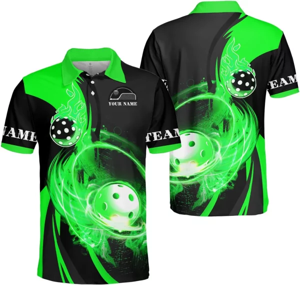 Personalized Pickleball Polo Shirts, Pickleball Shirt 3D, Pickleball Shirts, Funny Pickleball Shirts for Team New - Image 7