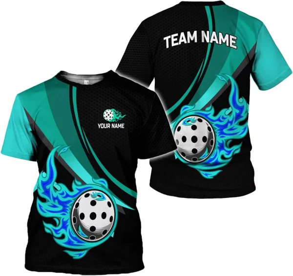 Personalized Name Team's Name Pickleball Shirt 3D, Pickleball Shirts, Funny Pickleball Shirts for Team, Men Women - Image 6