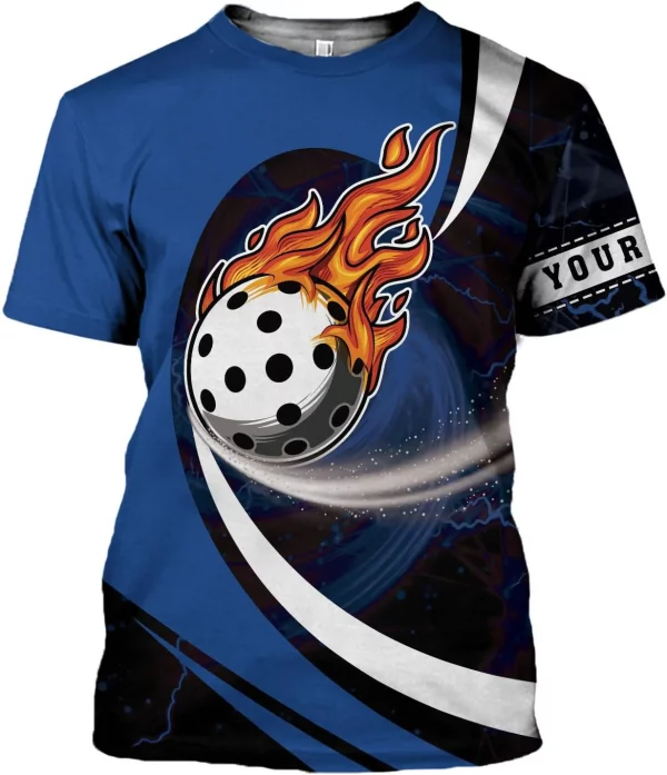 Personalized Pickleball Shirt Funny 3D Polo Pickleball Player Gift for Men and Women Custom Pickleball Shirts Sports Tee - Image 7