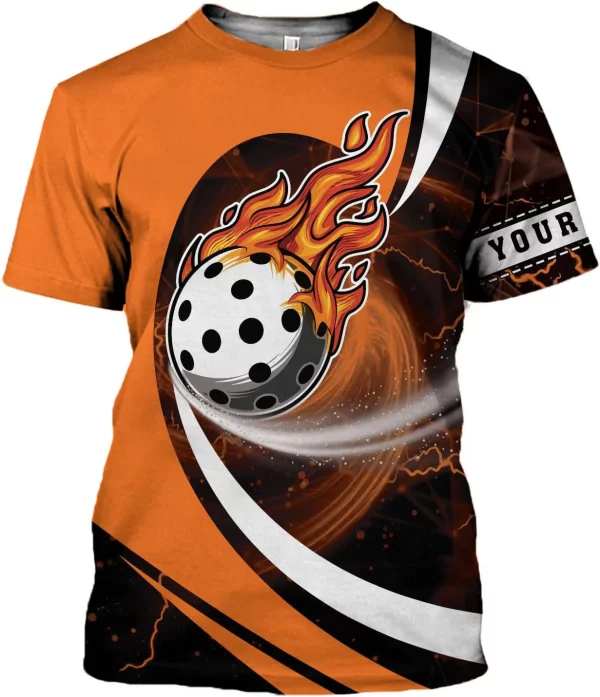 Personalized Pickleball Shirt Funny 3D Polo Pickleball Player Gift for Men and Women Custom Pickleball Shirts Sports Tee - Image 9