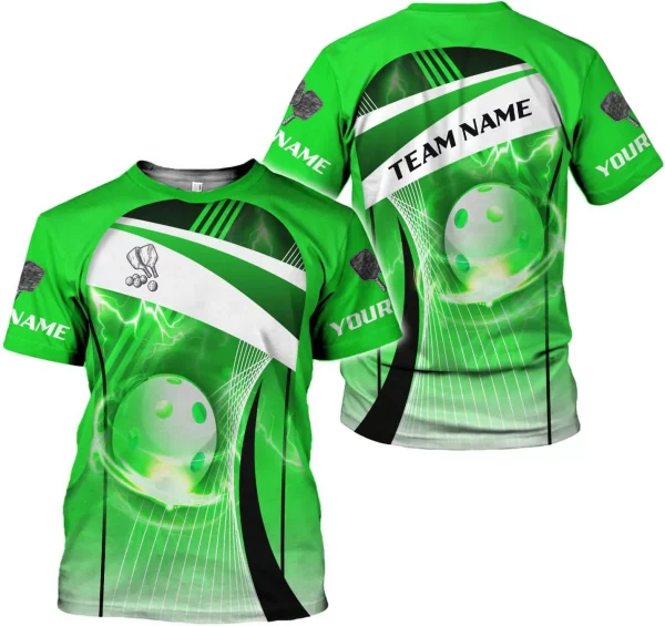 Personalized Name Team's Name Pickleball Shirt 3D, Pickleball Shirts, Funny Pickleball Shirts for Team, Men Women - Image 7