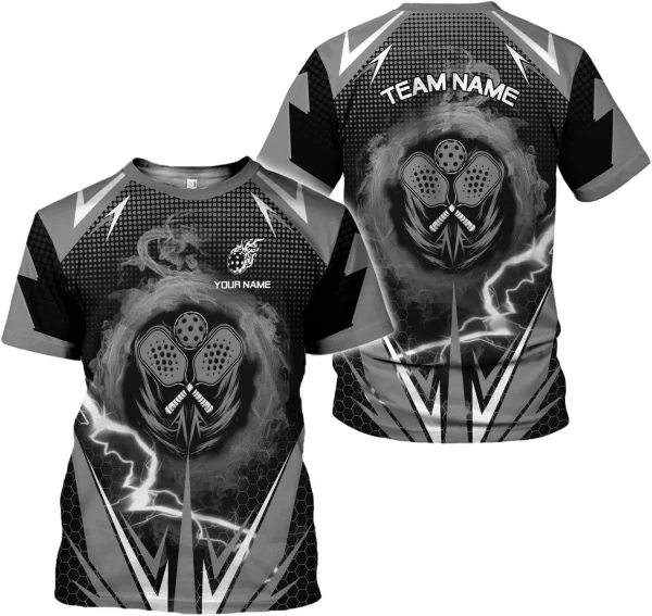 Personalized Name Team's Name Pickleball Shirt 3D, Pickleball Shirts, Funny Pickleball Shirts for Team, Men Women - Image 7