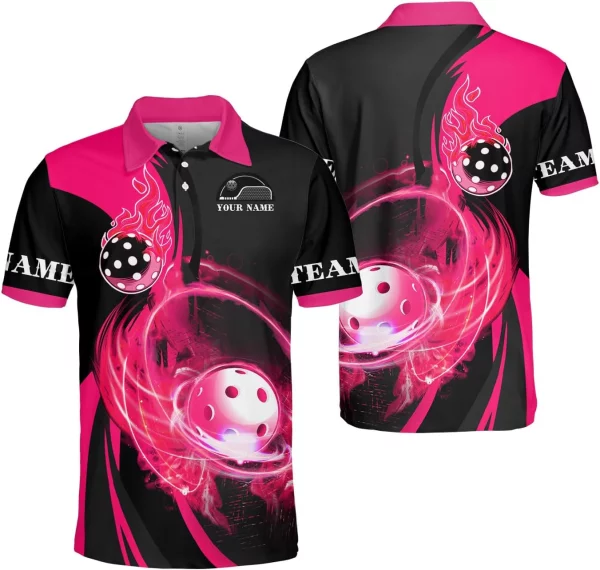 Personalized Pickleball Polo Shirts, Pickleball Shirt 3D, Pickleball Shirts, Funny Pickleball Shirts for Team New - Image 4