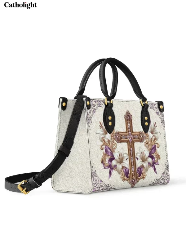 Faith & Florals Leather Bag - Image 3