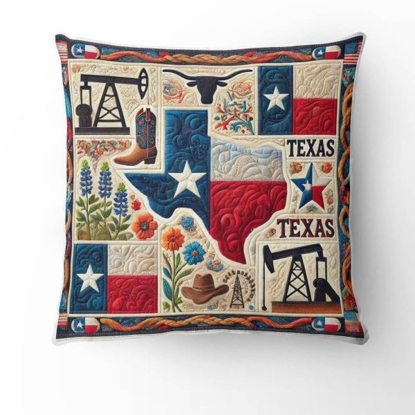 Best Texas Design Throw Pillow Decorative pillow cover PL35