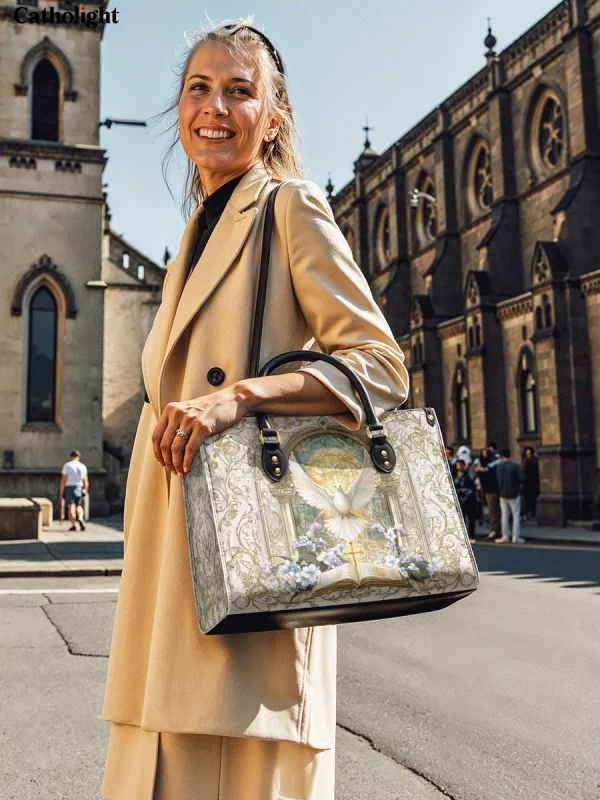Sanctuary of the Holy Spirit Leather Bag - Image 5
