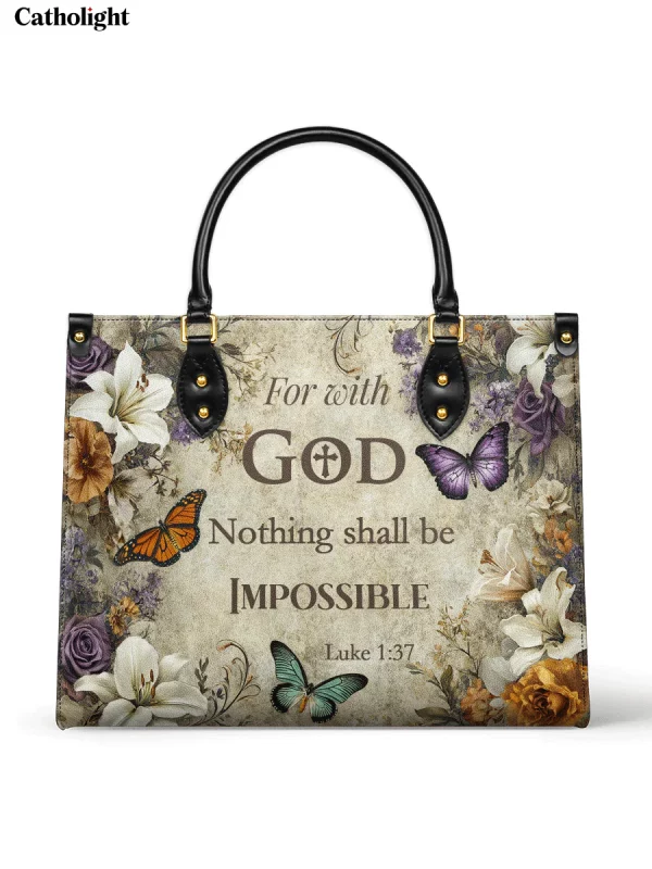 Faithful Blossom Leather Bag
