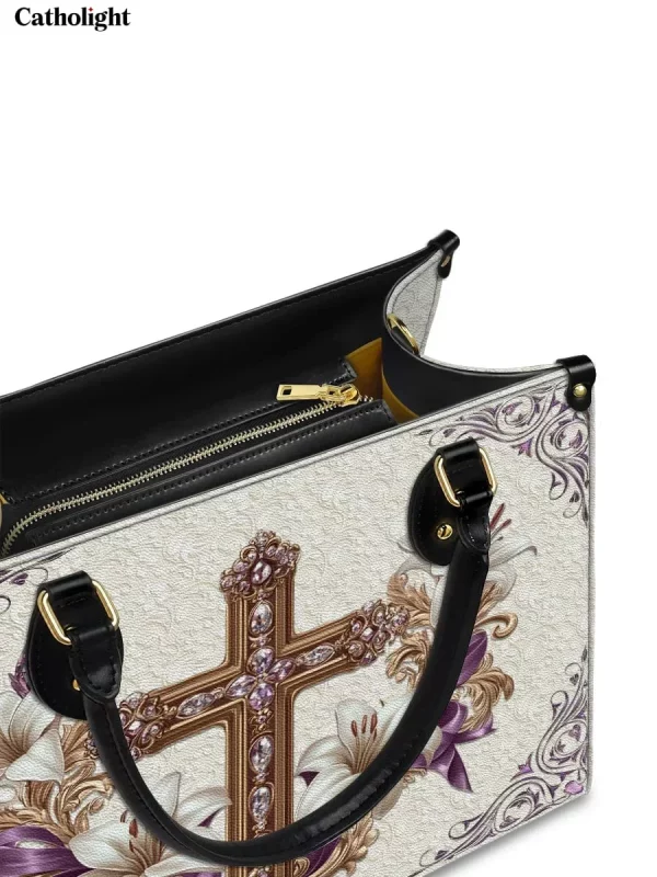 Faith & Florals Leather Bag - Image 2