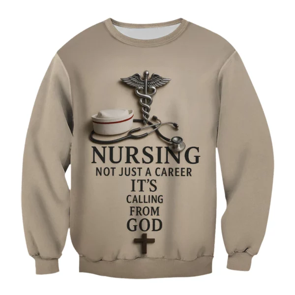 Christian Nurse Shirt - Nursing Is a Calling from God - Gift for Women RN CNA LPN - Image 7