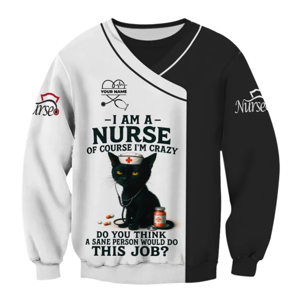 Personalized Funny Nurse T-Shirt - Gift Ideas for Nurses - Women’s CNA Shirts With Custom Name - Image 7