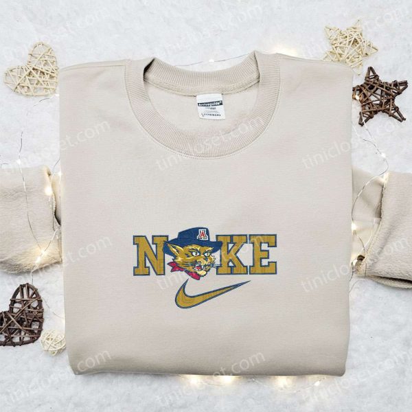 Arizona Wildcats x Nike Embroidered Shirt, NBA Sports Embroidered Hoodie, Best Fandom Gift Idea - Small Gifts Great Love