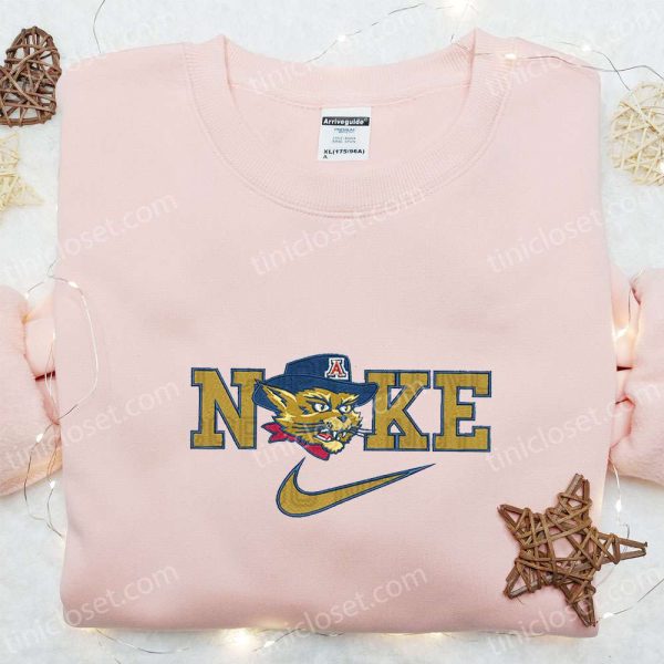 Arizona Wildcats x Nike Embroidered Shirt, NBA Sports Embroidered Hoodie, Best Fandom Gift Idea - Small Gifts Great Love - Image 3