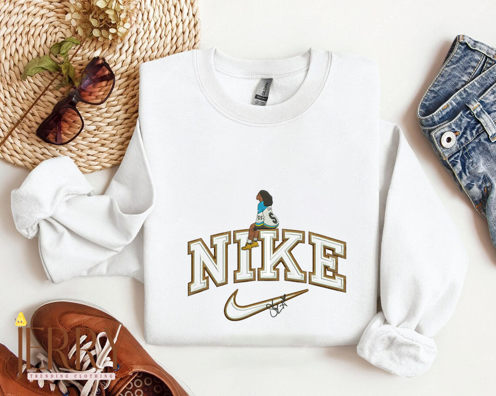 Cheap SOS Album SZA Nike Embroidered Sweatshirt, Nike Crewneck Embroidered,  SZA Embroidery, SZA Merch