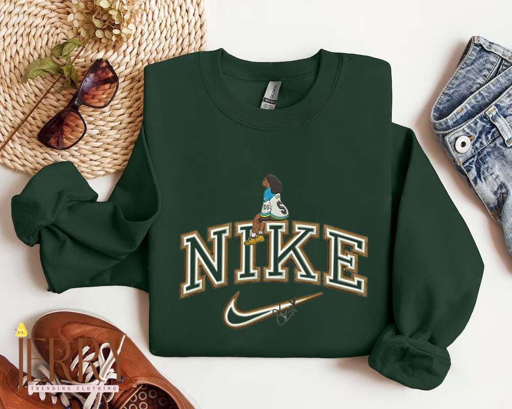 Cheap SOS Album SZA Nike Embroidered Sweatshirt, Nike Crewneck Embroidered,  SZA Embroidery, SZA Merch - Image 4