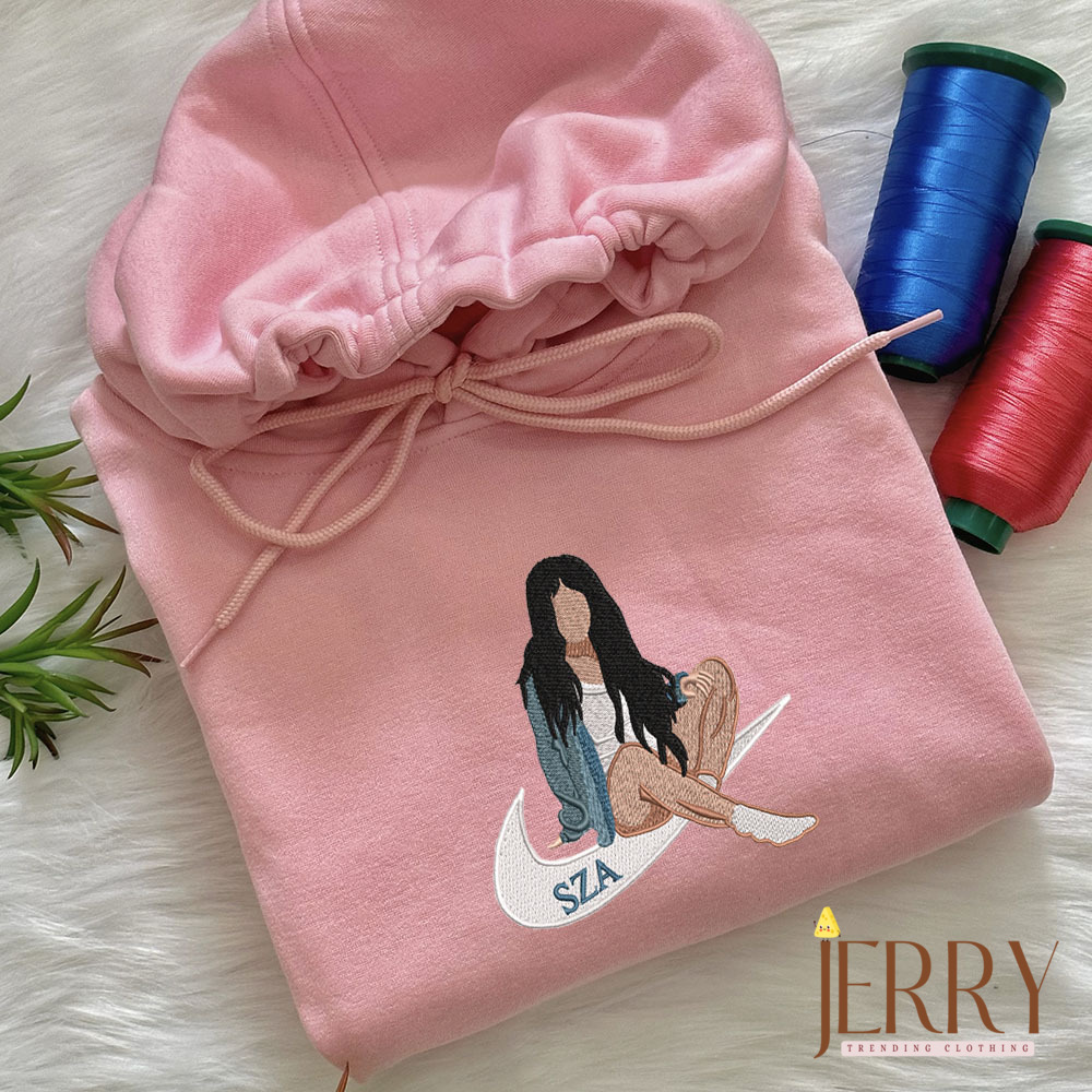 Cheap SZA Nike Embroidered Sweatshirt, Nike Crewneck Embroidered,  SZA Embroidery, SZA Merch - Image 4
