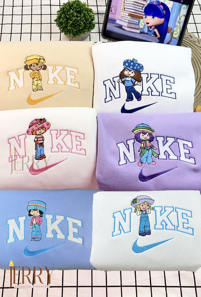 Cheap Strawberry Shortcake Version 2003 Nike Embroidered Sweatshirt, Best Gift For Friend