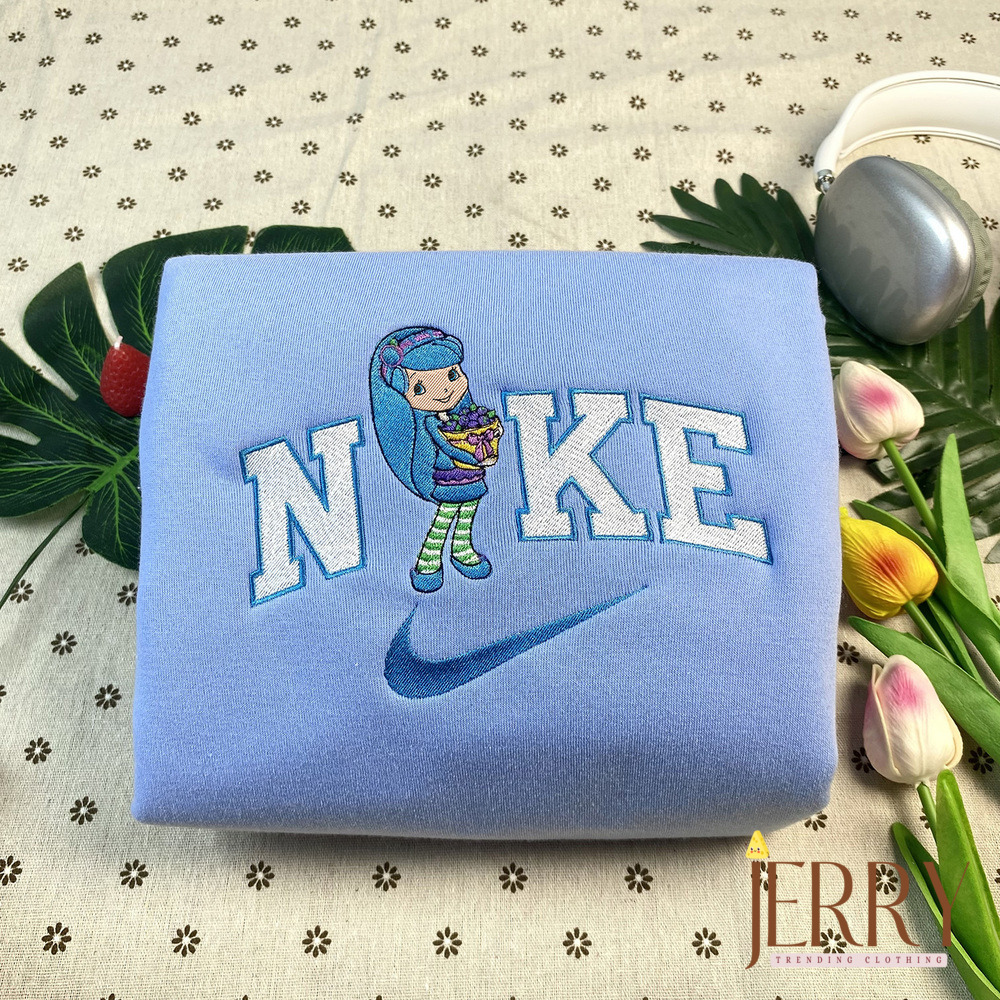 Cheap Strawberry Shortcake Version 2009 Nike Embroidered Sweatshirt,  Best Gift For Bestfriend - Image 2