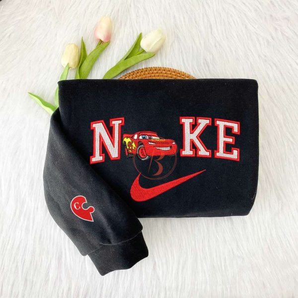 Couple Nike Mcqueen And Sally Embroidered Sweatshirt - TerraBell Designs - Image 2