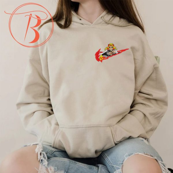 Nike Rengoku Demon Slayer Embroidered Hoodie - TerraBell Designs