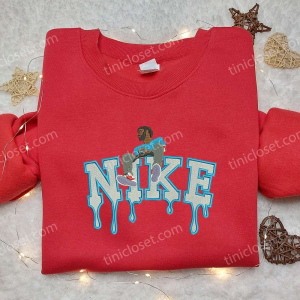 Drake x Nike Embroidered Shirt, NBA Sport Embroidered Shirt, Custom Nike Embroidered Shirt - Small Gifts Great Love - Image 5
