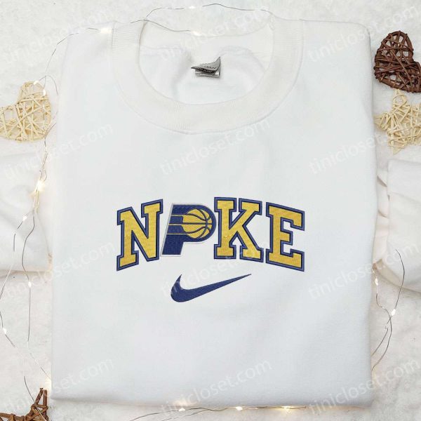 Indiana Pacers NBA Sports Embroidered Shirt - Small Gifts Great Love - Image 2